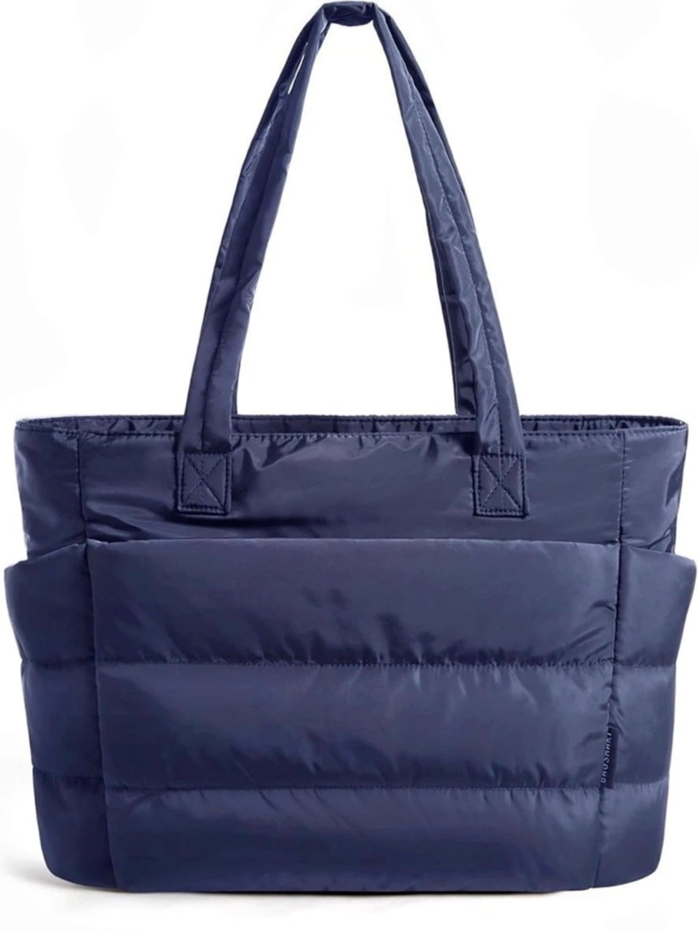 Bagsmart Puffy Work Tote Bag Quilted Tote in Blue